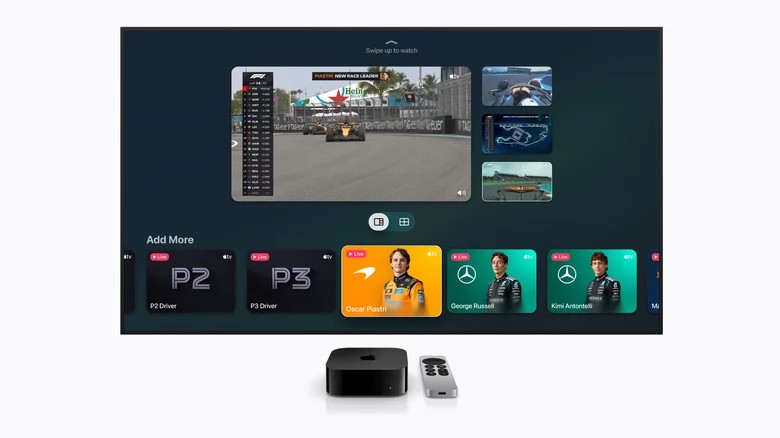Як дивитися до чотирьох спортивних трансляцій на Apple TV