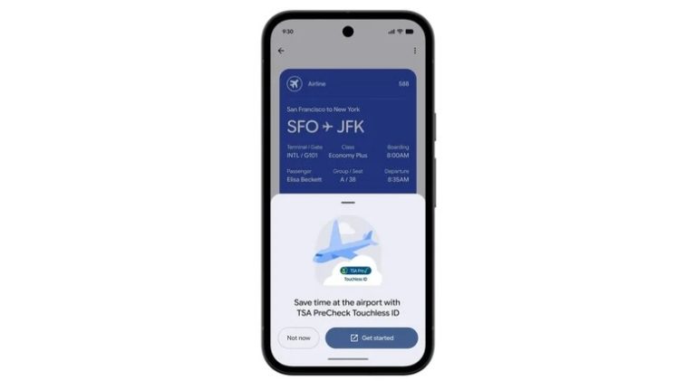 Google спростить використання TSA PreCheck у Wallet