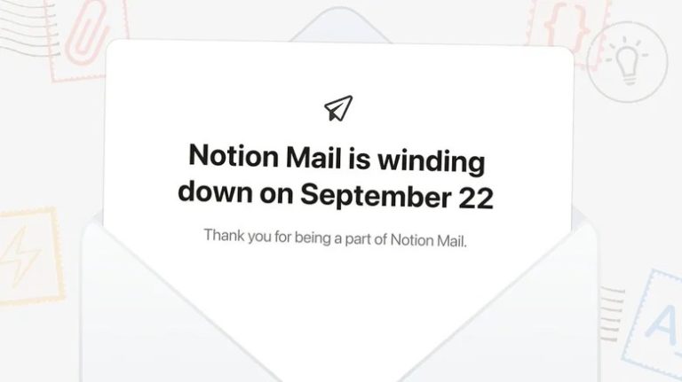 Notion закриває свій поштовий клієнт Notion Mail