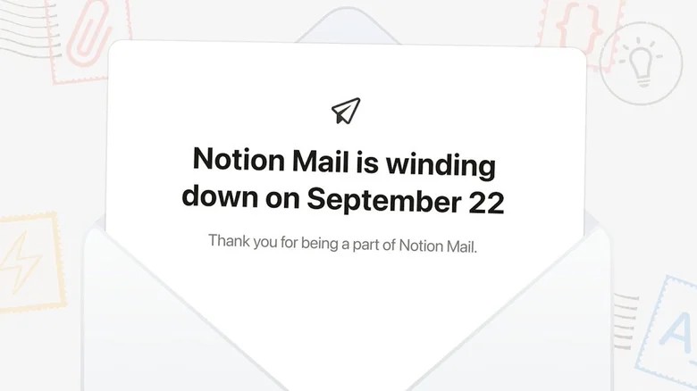 Notion закриває свій поштовий клієнт Notion Mail
