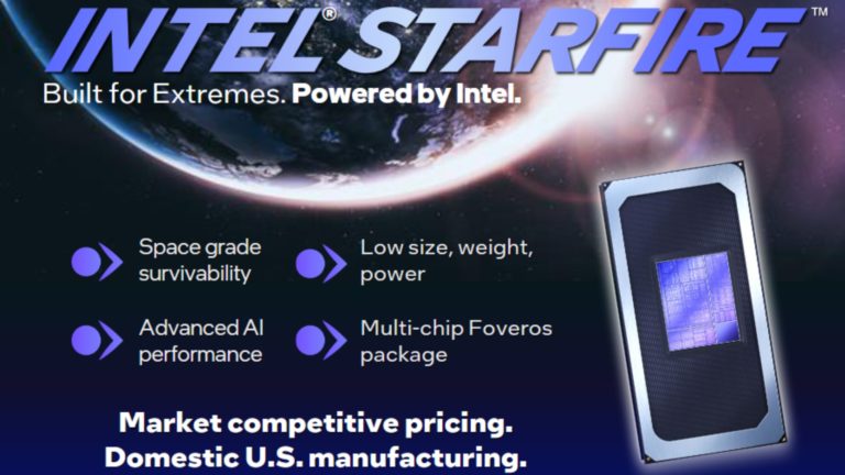Intel Starfire виходить на орбіту з 75 TOPS для космічного ШІ