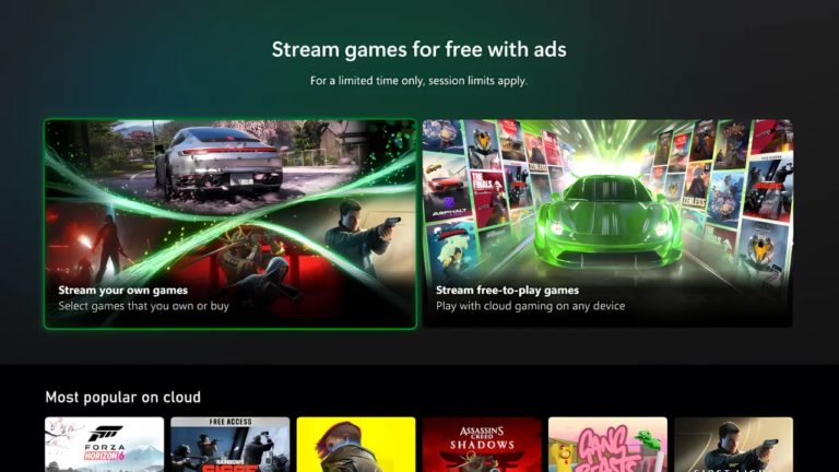Microsoft позволит играть в купленные вами игры через облако после просмотра рекламы