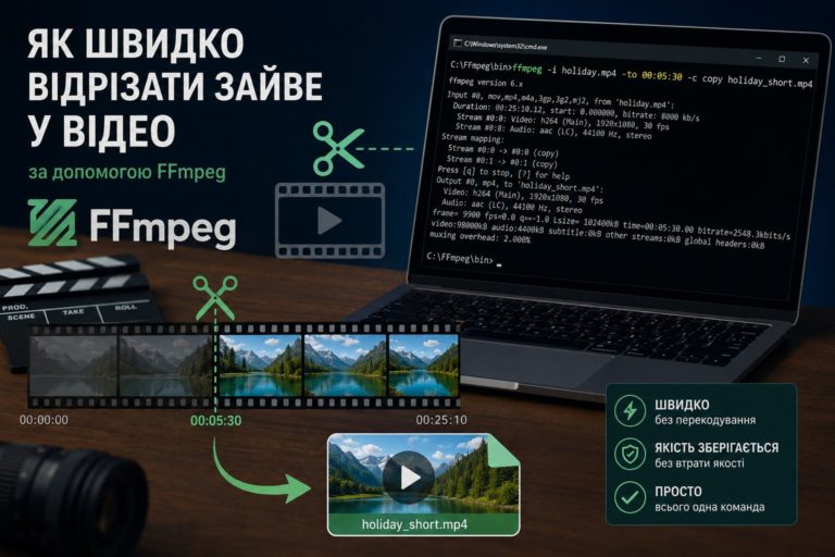 Як швидко відрізати зайве у відео