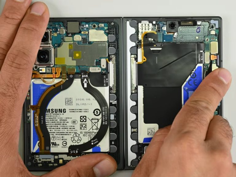 Galaxy Z Fold 8 отримав низьку оцінку ремонтопридатності від iFixit