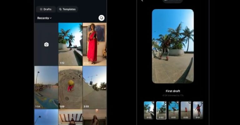 Instagram автоматично скорочує відео для Reels, відсікаючи паузи