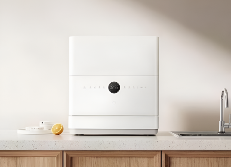 Компанія Xiaomi випустила настільну посудомийну машину Mijia на п’ять комплектів із датчиком забруднення