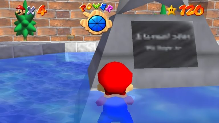 Искусственный интеллект расшифровал размытую надпись на фонтане из Super Mario 64 после тридцатилетних предположений