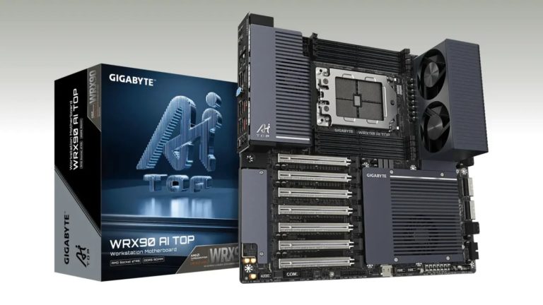 Gigabyte показала материнську плату на дев’ять відеокарт із примусовим обдуванням двох терабайтів пам’яті